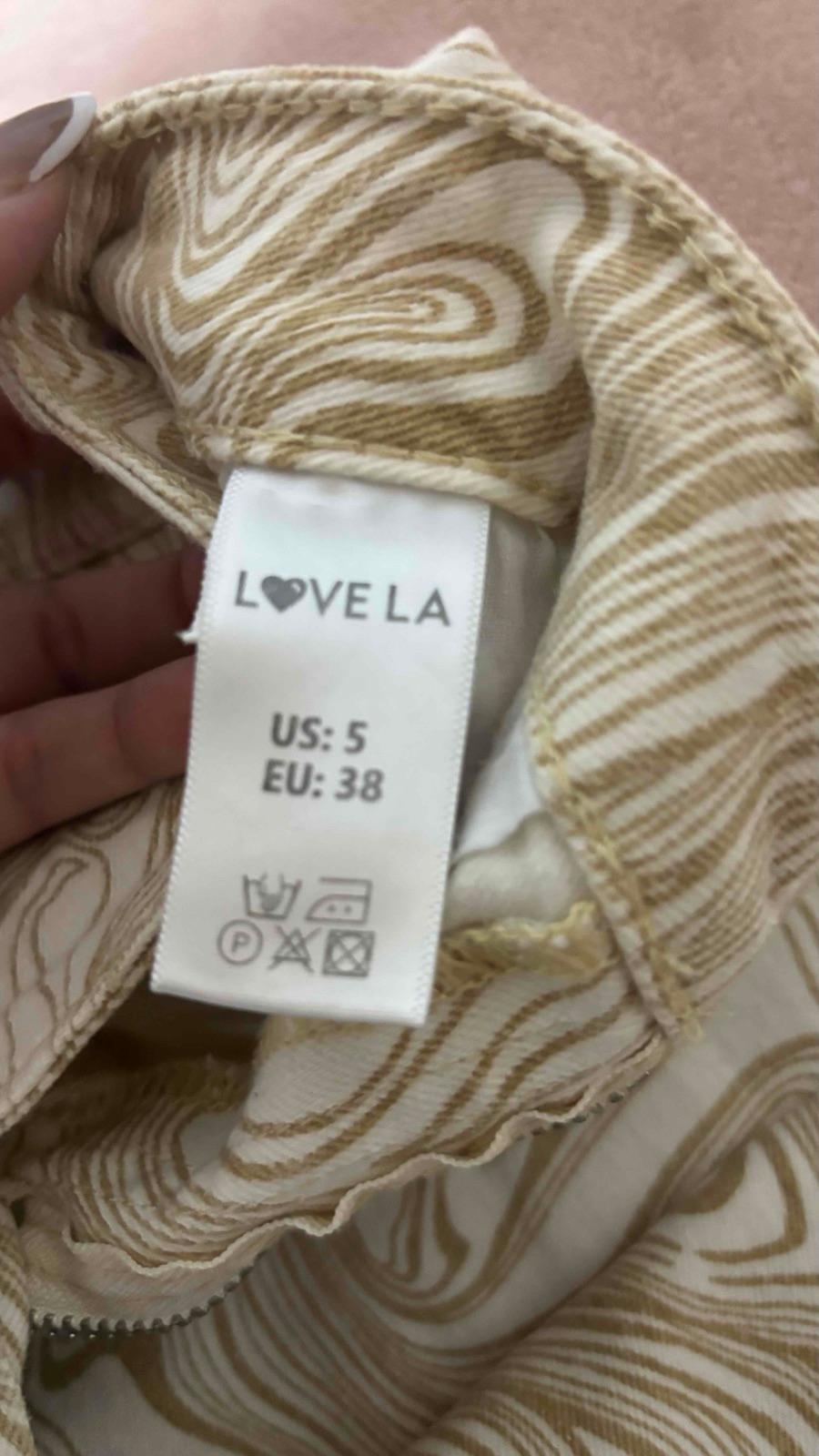 Pantalón estampado Love La, foto 4 de 5