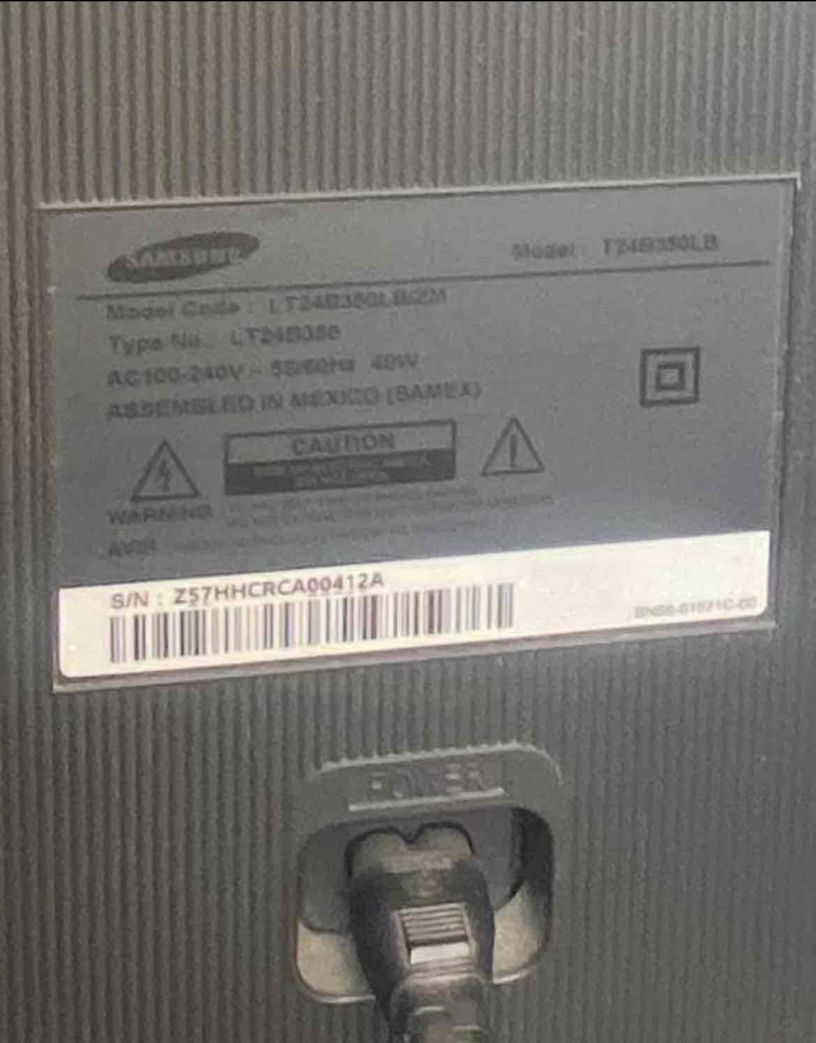 Monitor Samsung Negro syncmaster t24b350, foto 4 de 5