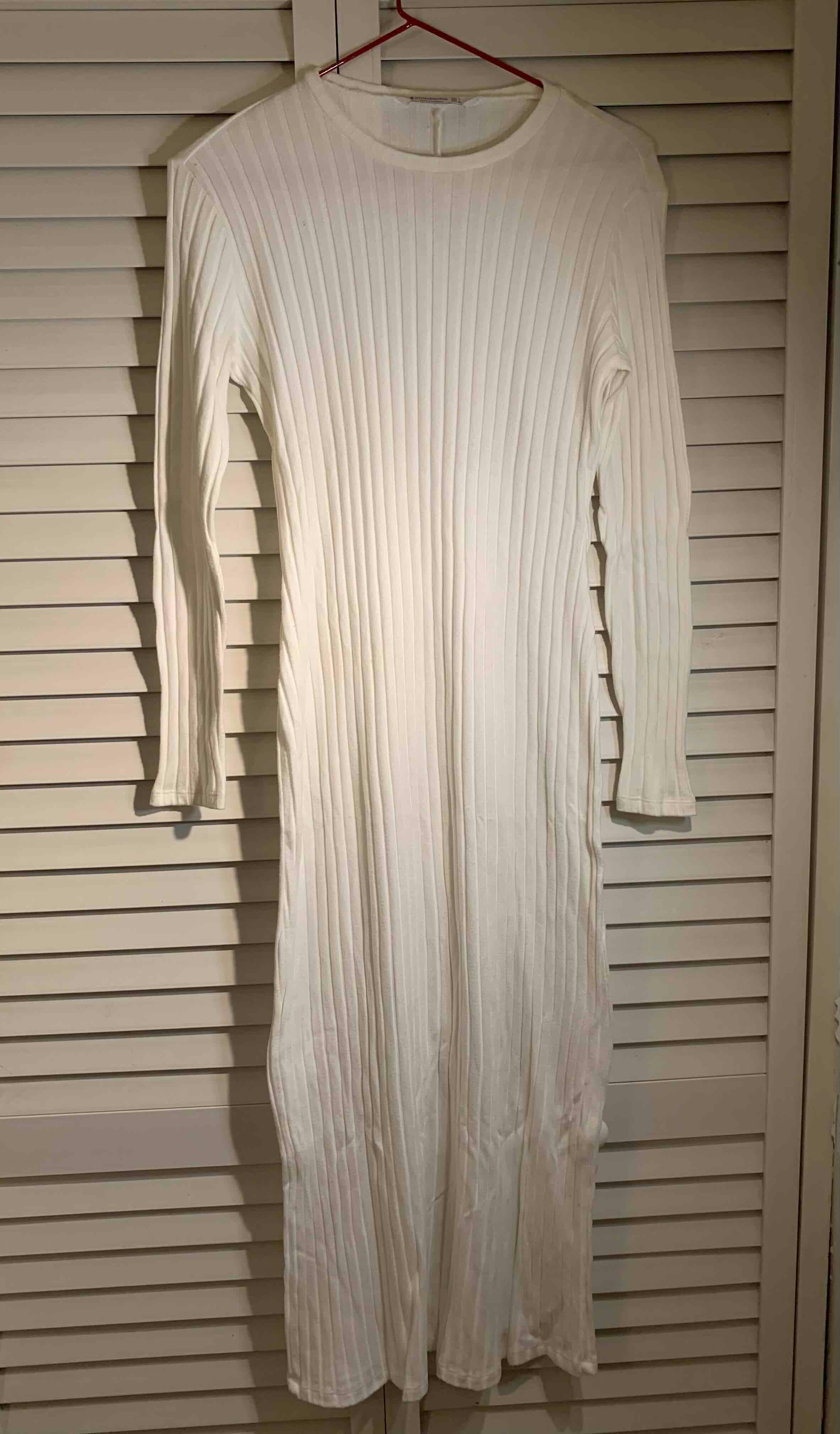 vestido blanco largo, foto 2 de 2