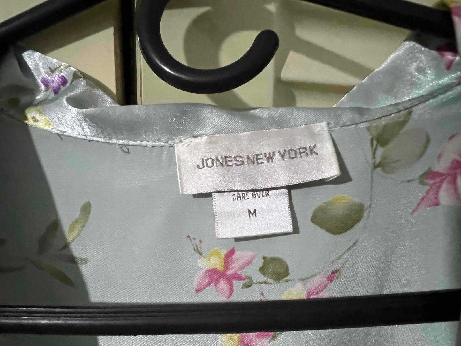 Bata Jones New York satinada azul con flores, foto 3 de 3