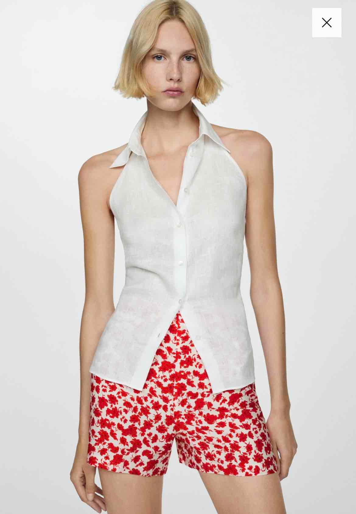 Shorts flores mango, foto 4 de 6
