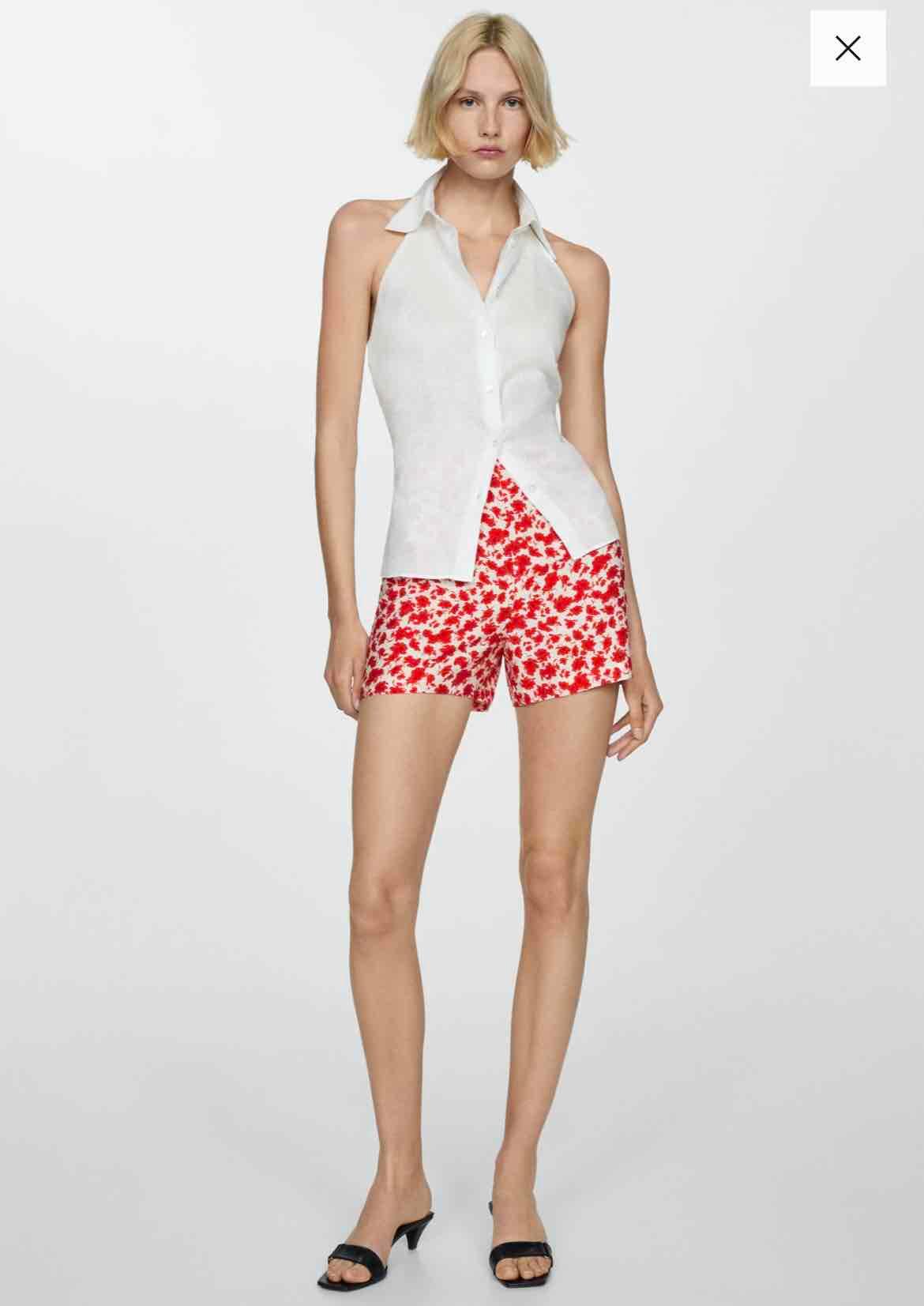 Shorts flores mango, foto 5 de 6