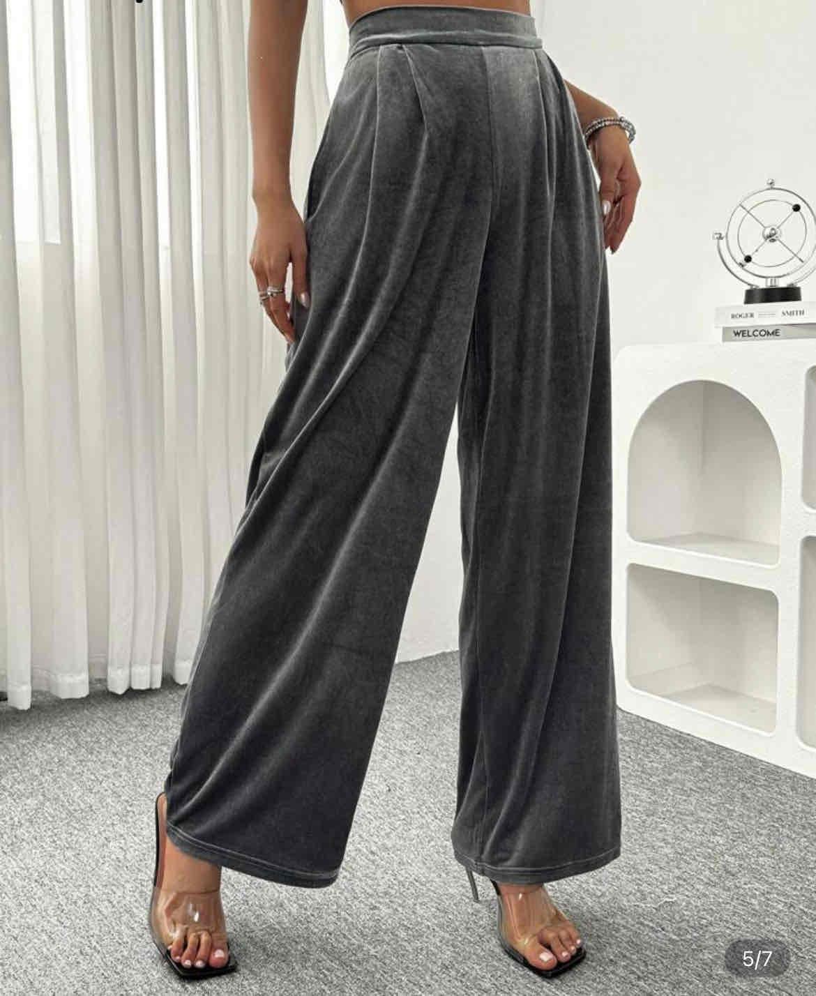 PANTALÓN TERCIOPELO NEGRO, foto 4 de 4