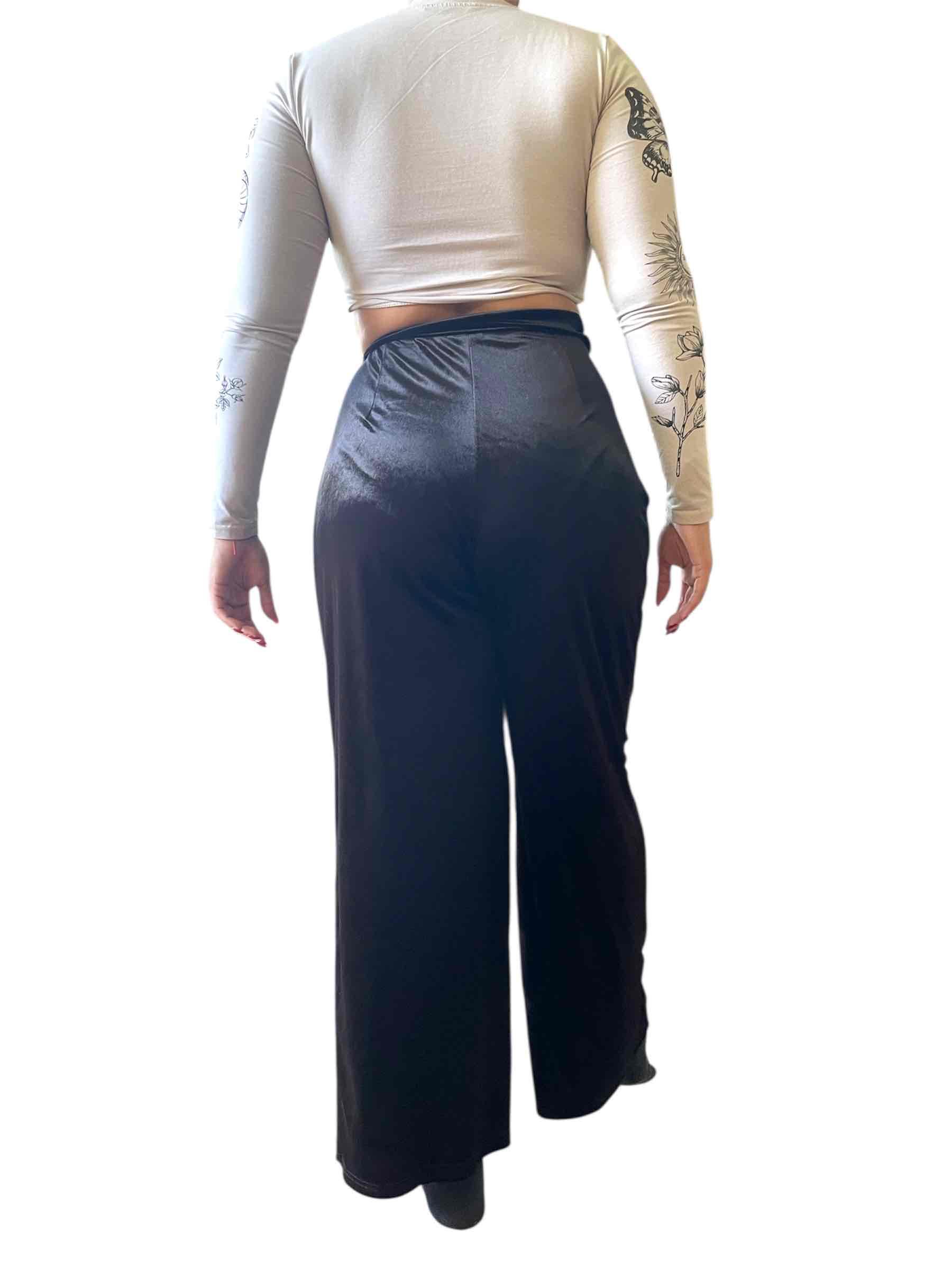 PANTALÓN TERCIOPELO NEGRO, foto 3 de 4