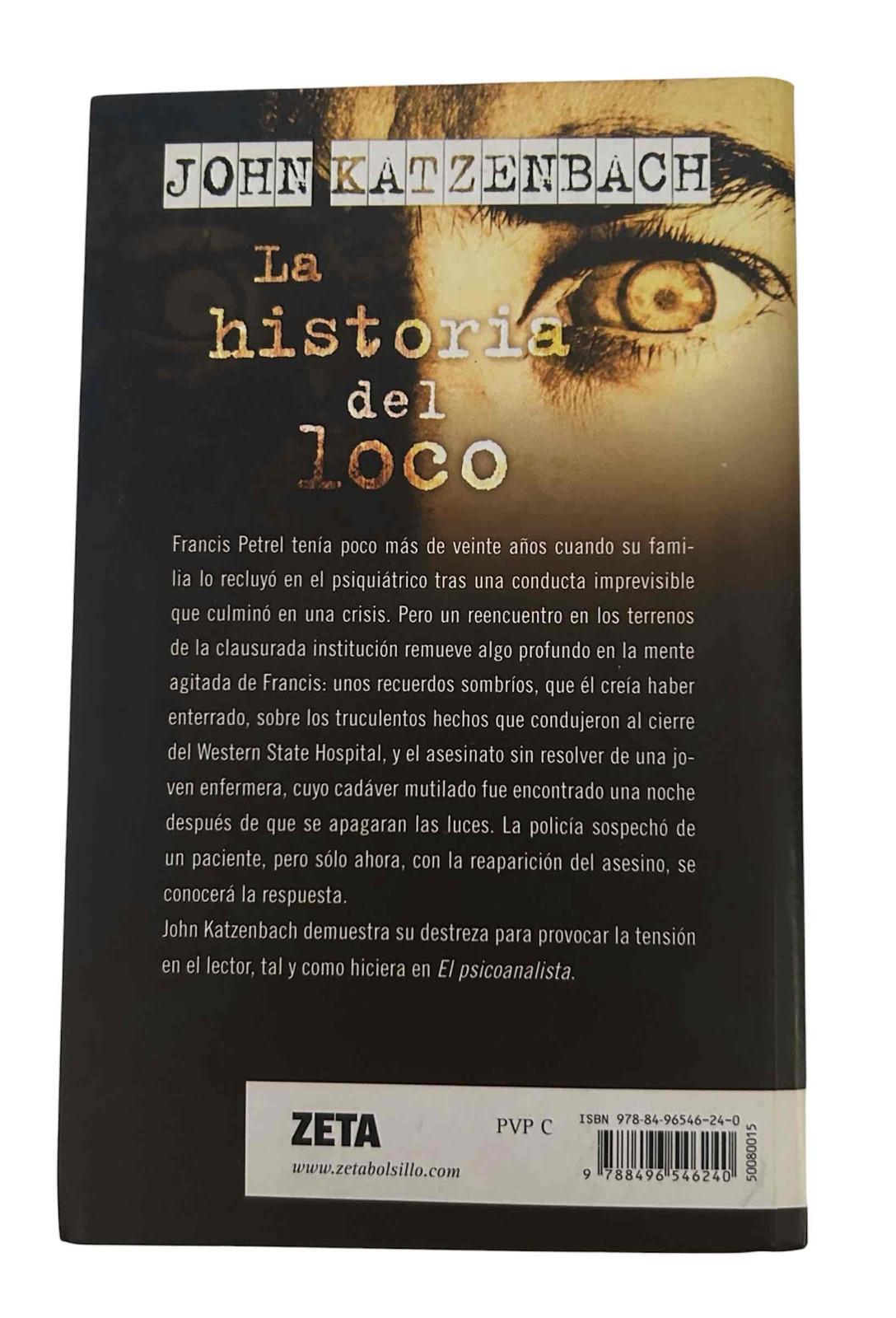 Libro La historia del loco John Katzenbach, foto 2 de 3