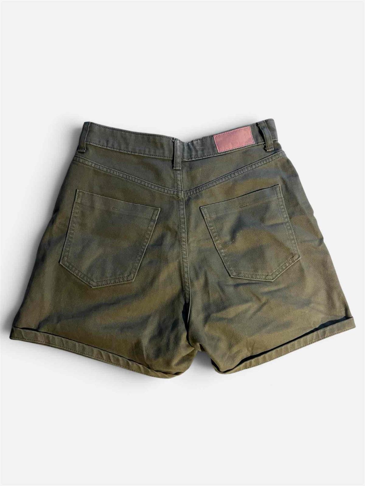 Short de mezclilla verde militar, foto 2 de 2