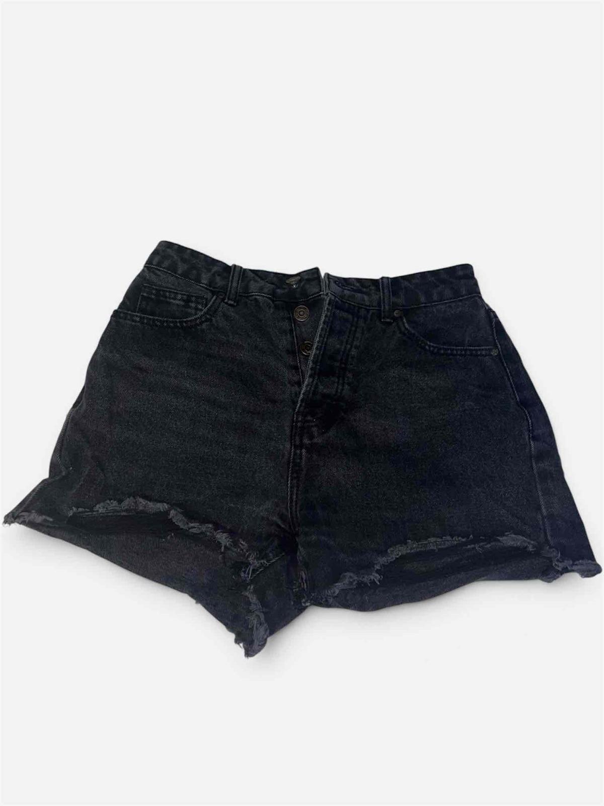 Short de mezclilla negro para mujer, foto 2 de 2
