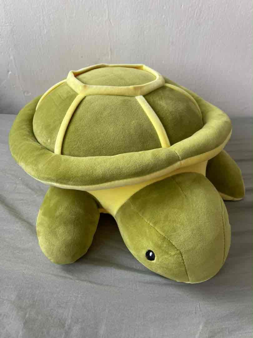 Peluche de tortuga verde y amarillo, foto 1 de 1