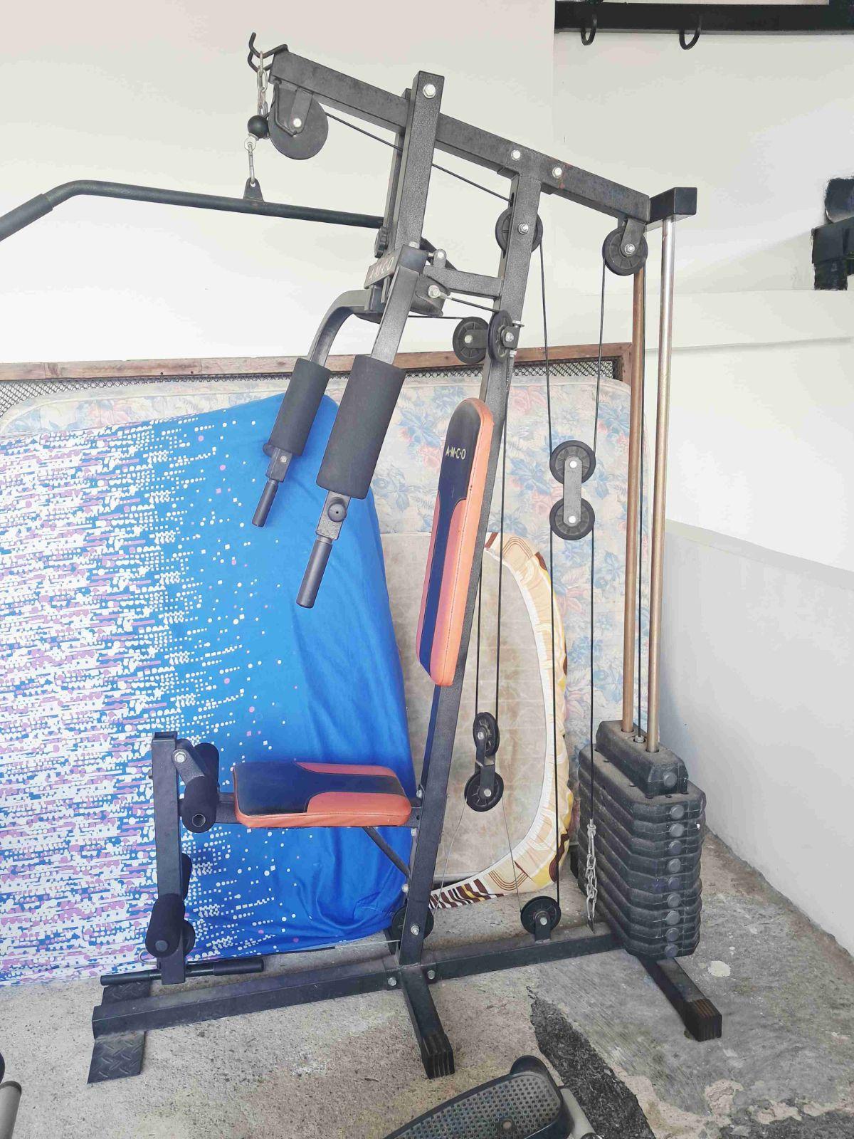 Gimnasio Multifuncional AMCO Negro Con Naranja, foto 2 de 2