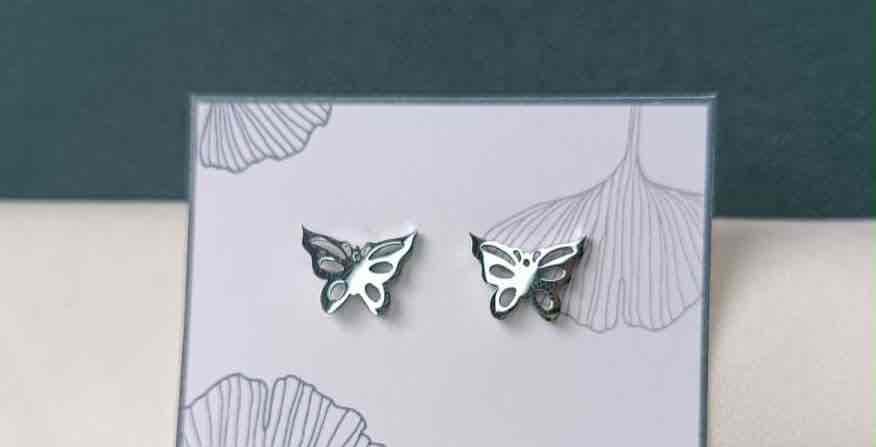 Zarcillos en forma de mariposa, foto 1 de 1