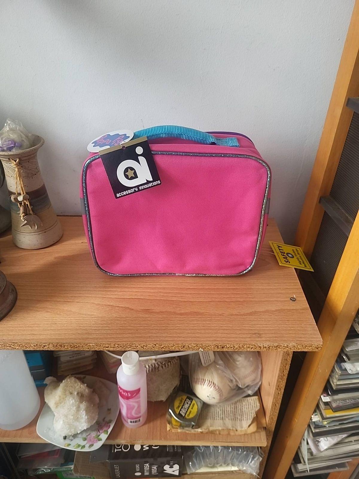 Lonchera térmica Peppa Pig rosada con etiquetas, foto 3 de 8
