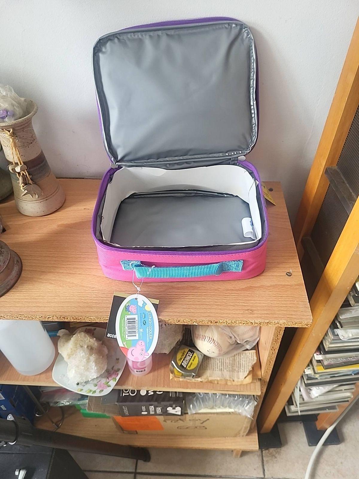 Lonchera térmica Peppa Pig rosada con etiquetas, foto 4 de 8
