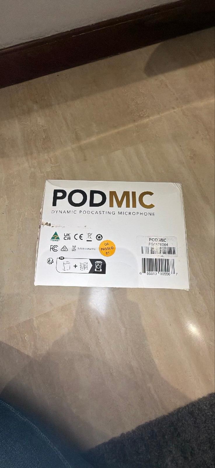 Microfono Rode Podmic Dynamic Podcasting Microphone, foto 2 de 6