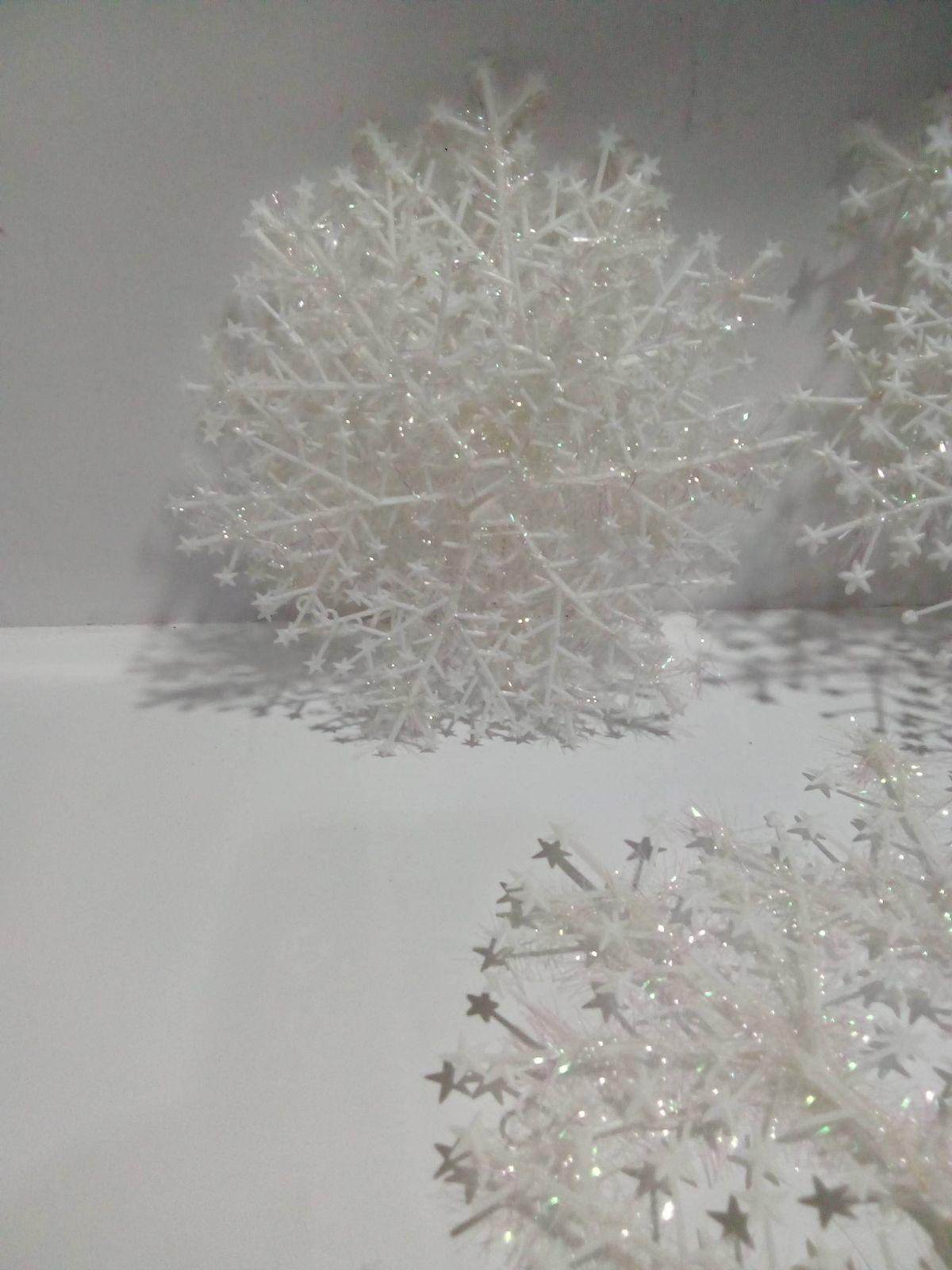Set de Adornos navideños Graupel o Copos de Nieve, foto 3 de 4