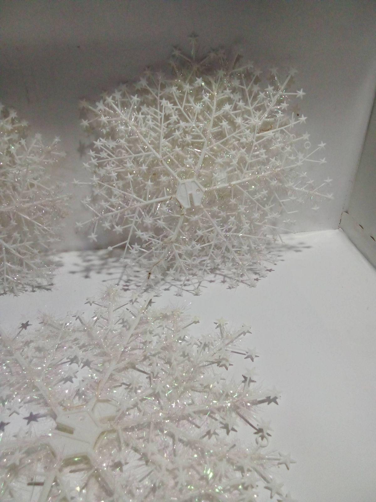 Set de Adornos navideños Graupel o Copos de Nieve, foto 4 de 4