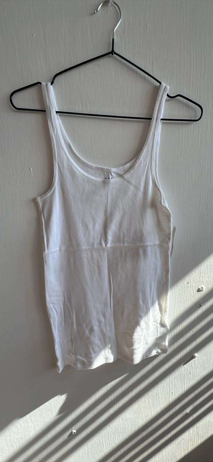 Camisa tipo tirantes blanca Gap, foto 1 de 1