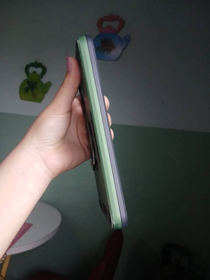 Funda/forro protectora verde para teléfono, foto 3 de 4