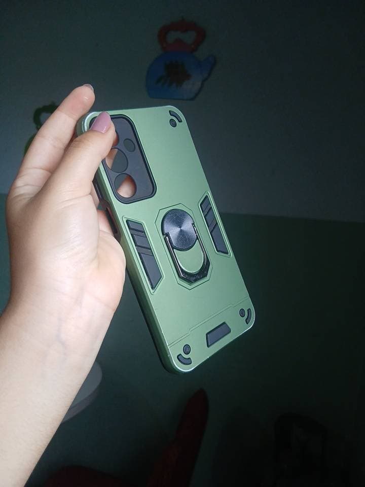 Funda/forro protectora verde para teléfono, foto 4 de 4