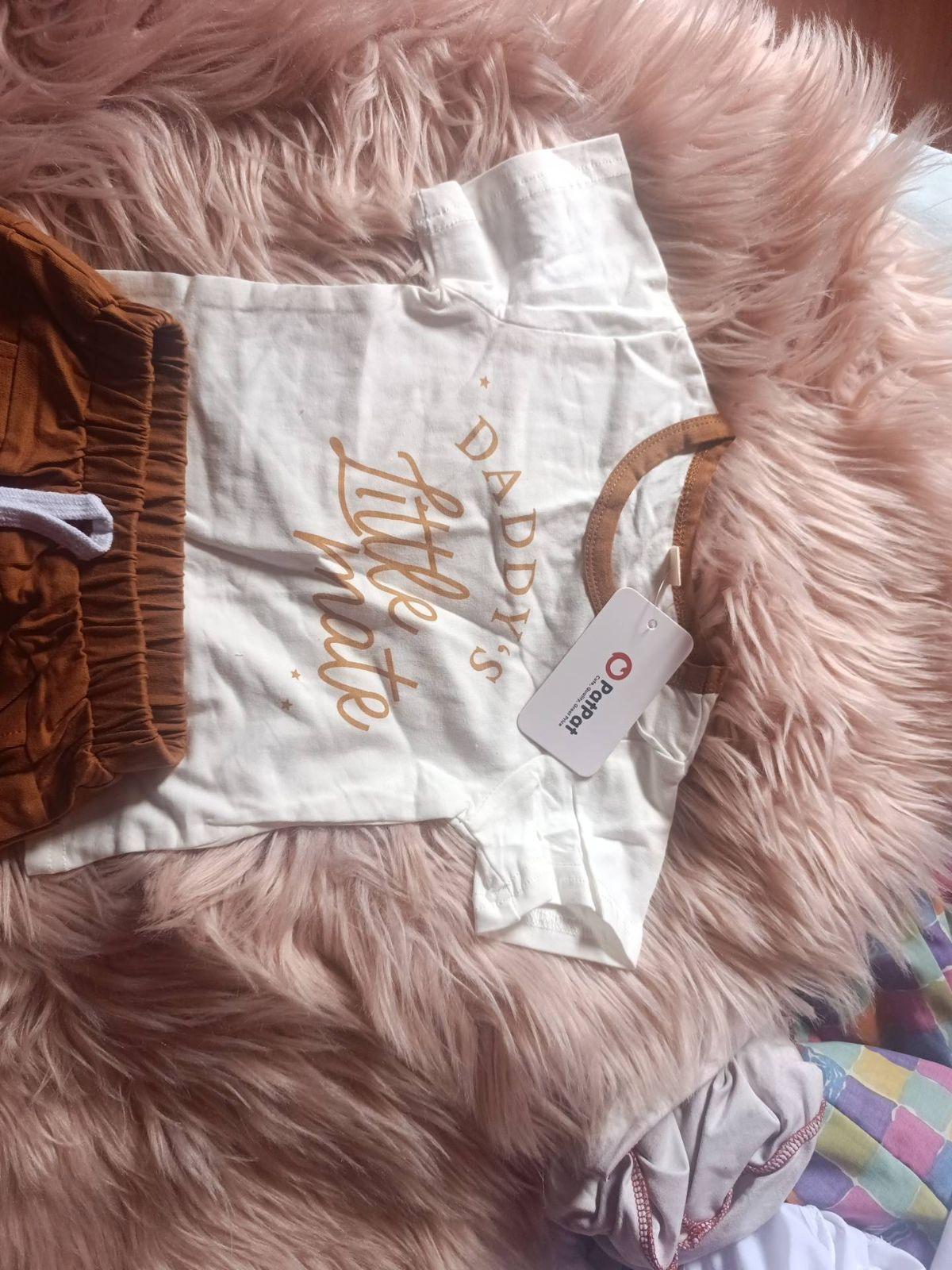 Conjunto PatPat de camiseta y short para bebé, foto 2 de 4