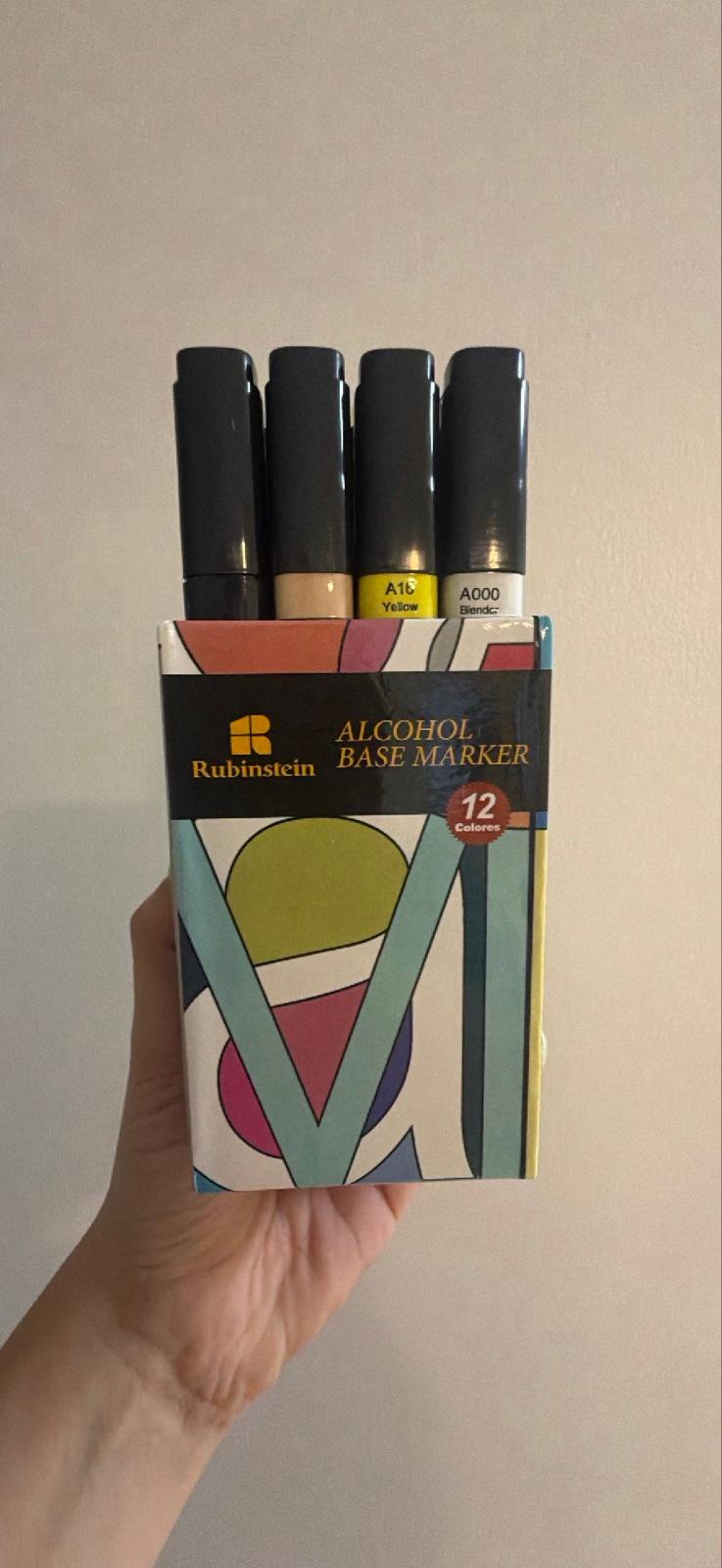 Set de marcadores a base de alcohol Rubinstein, foto 1 de 3