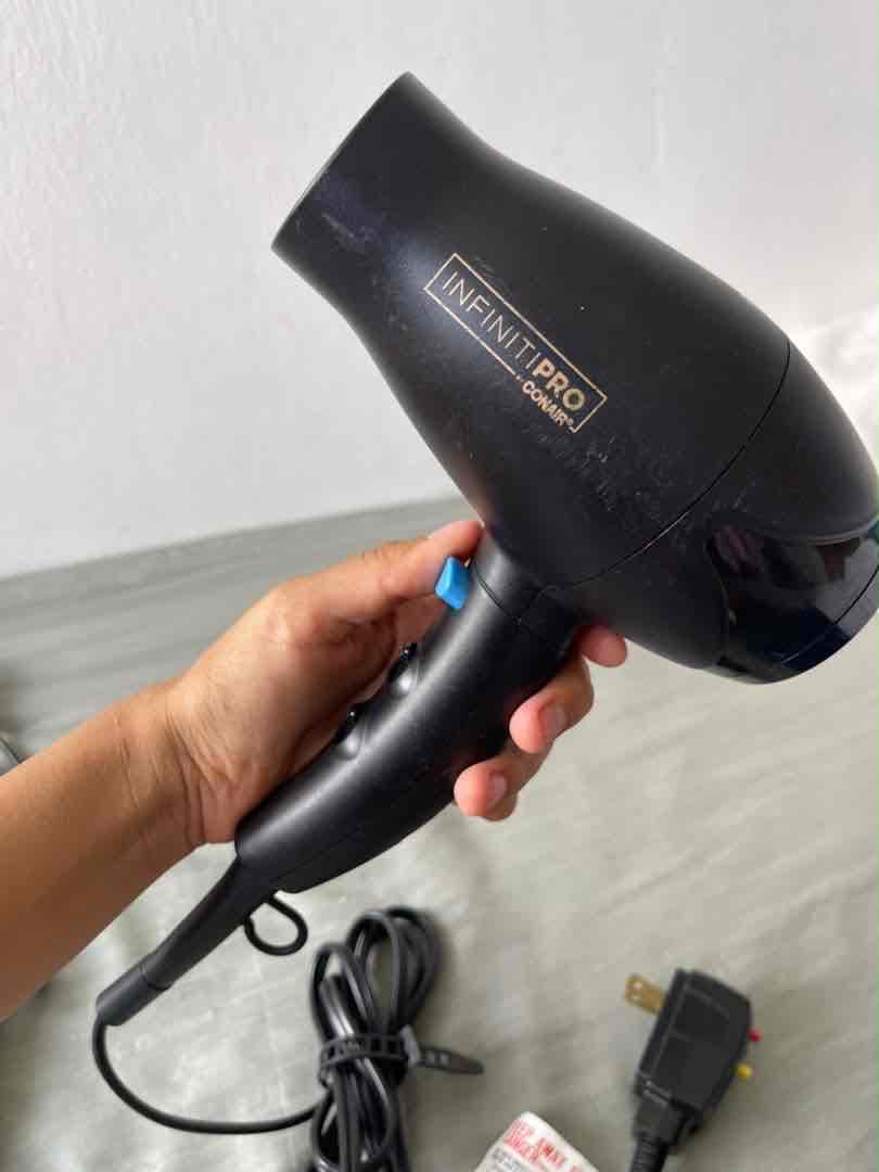 Secador de Cabello InfinitiPro Conair Negro, foto 2 de 2