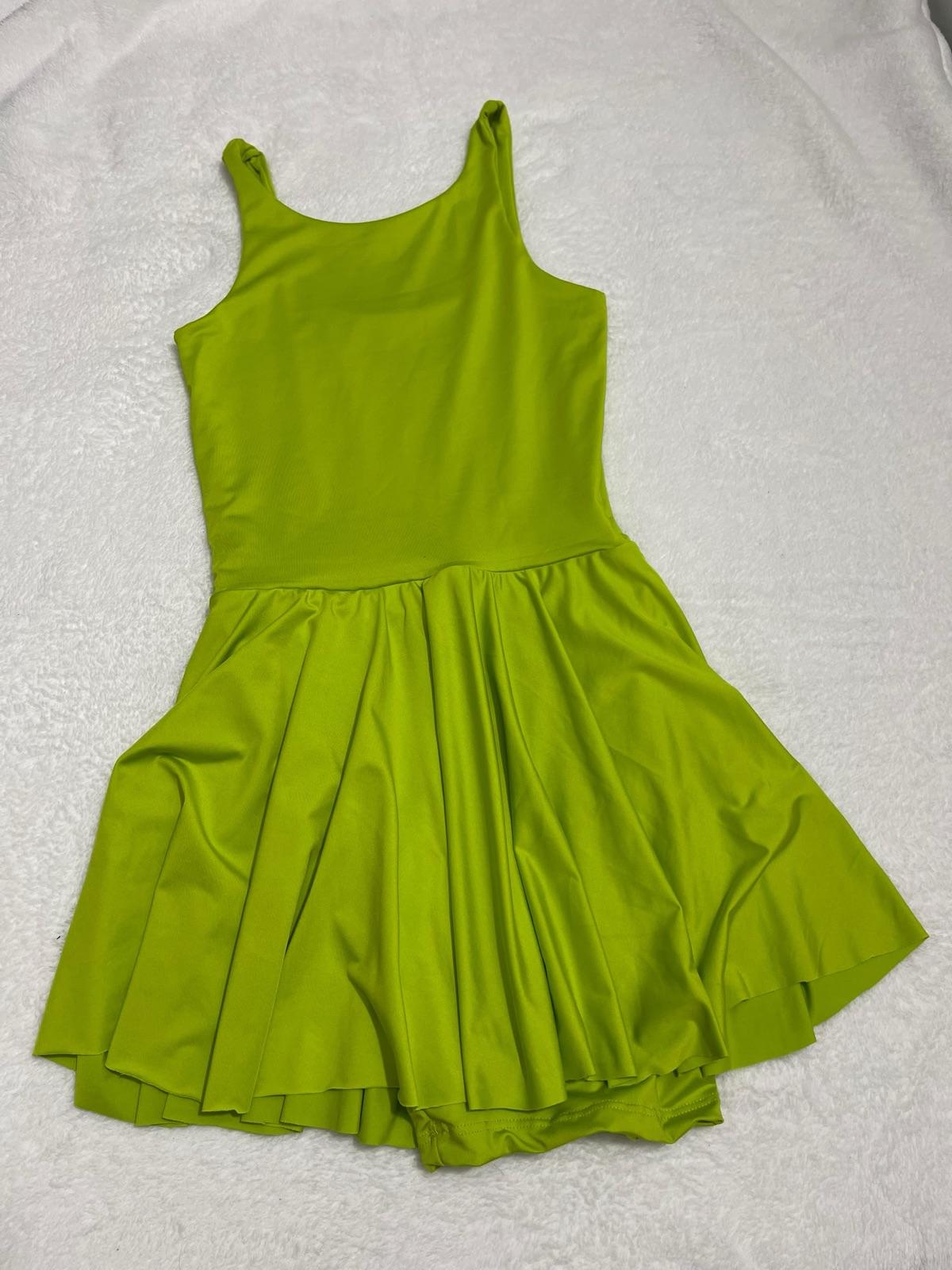 Vestido corto verde lima sin mangas, foto 1 de 1