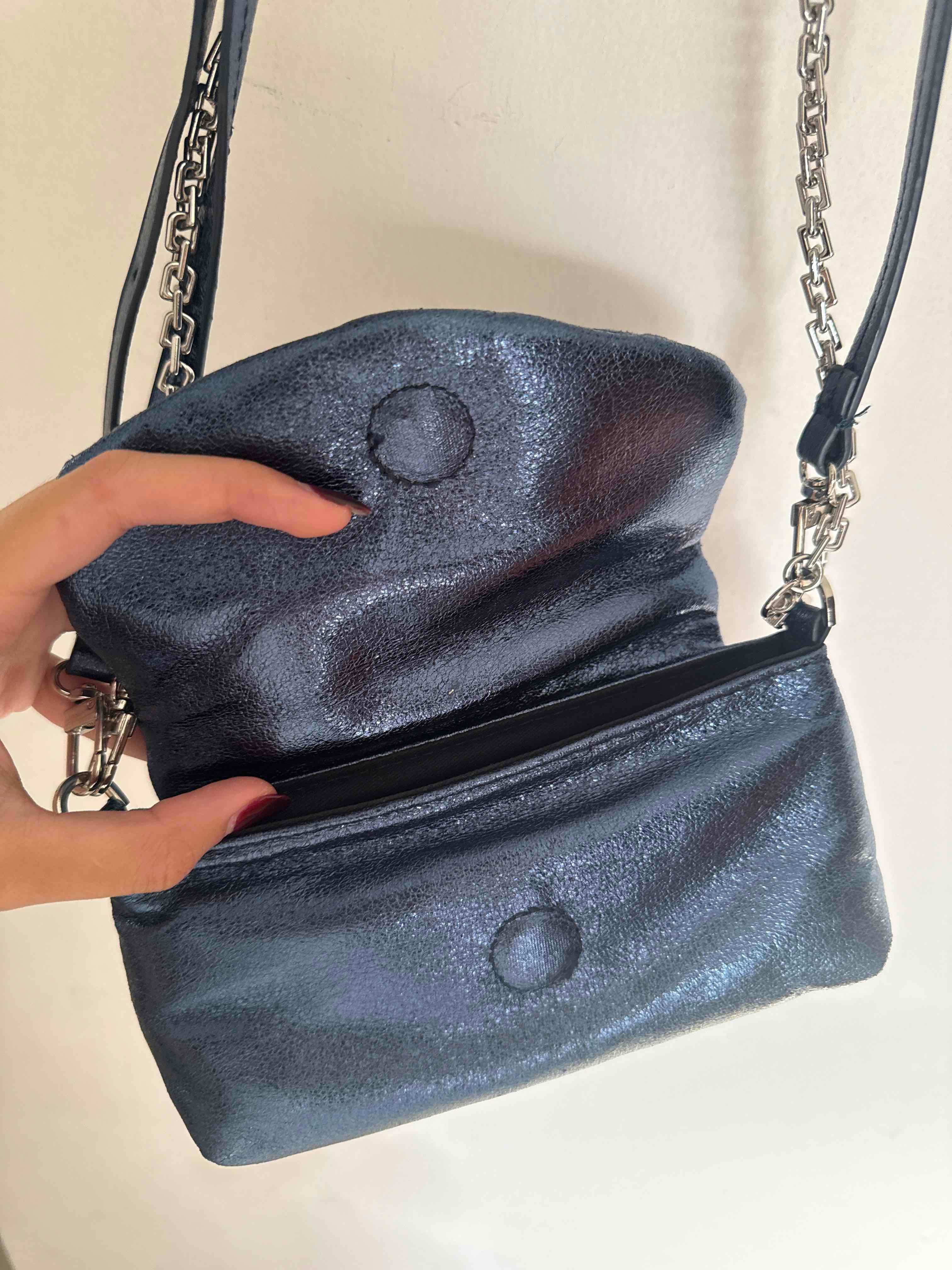 Cartera Zara azul brillante, foto 3 de 3